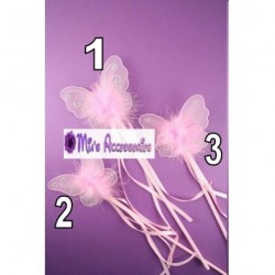Pink Butterfly wands. In 3 different styles.