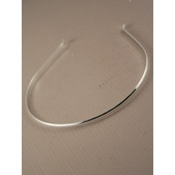 Plain Tiara D section Band Base In Silv. ( Ideal for...