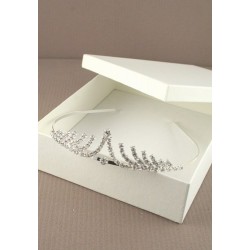 Silv Crystal Waves Tiara. This Item Comes Packed in a...