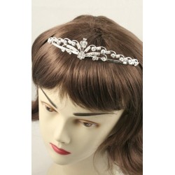 Silv Crystal swirl design tiaras. In 3 assorted styles....