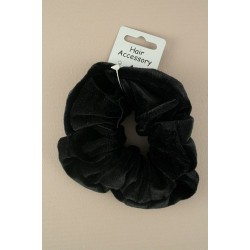 Velvet Scrunchie Black