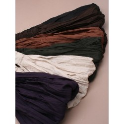 creased effect headwrap in 6 colours.