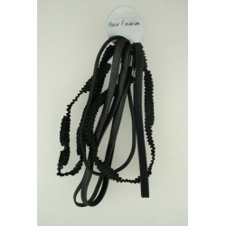 Headband - Six Pack - large thin black elastics kylie...