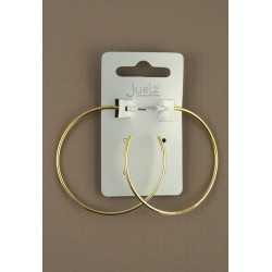 Earrings- gold gilt 5cm hoop earrings
