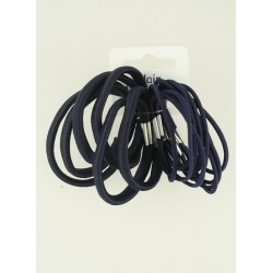 Hair elastics - Mixed navy hair elastics x 18