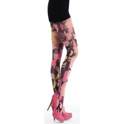 Silky Valentino Wings of Love - Tattoo Tights