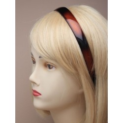 Aliceband - Plain simulated tortoise shell wide (1.8cm)...