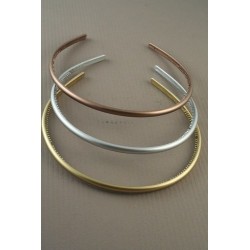 Aliceband - Triple Pack - narrow metallic headband alice...