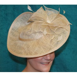 Fischer UK Design Fascinator Hatinator on headband Hair band Flower Pearl Beads