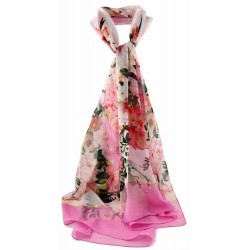 Ladies Scarf - Soft Feel Light Pink Peach Green Royal...