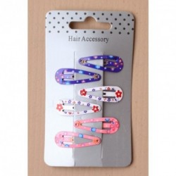 Sleepies Click Clack Set - Card of 6 Floral and Butterly...