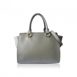 Bag - LYDC London Silver Grey Metal Colour Uni school...