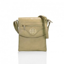 GESSY London KHAKI Tan Nude mini bag Shoulder Bag Cross...