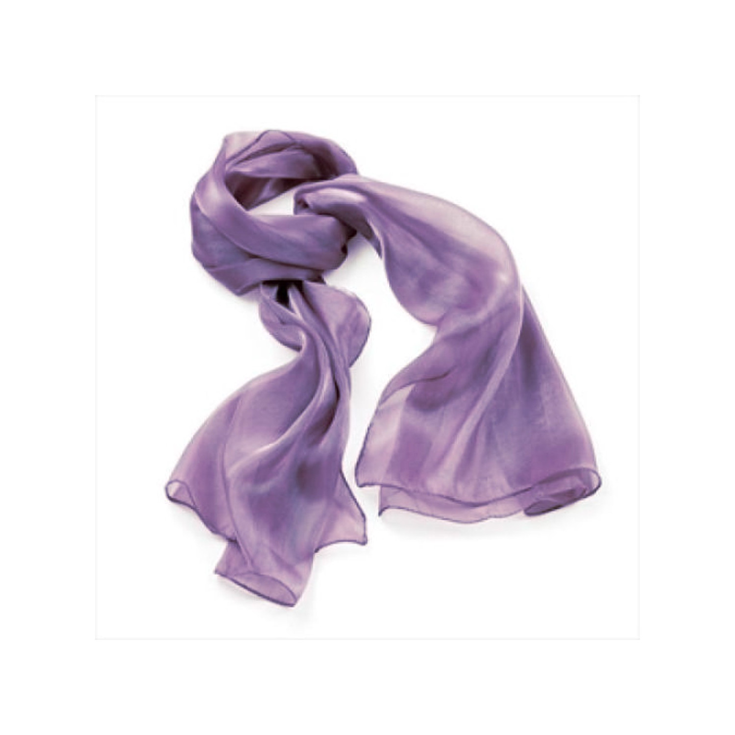 Scarf - Llilac colour metallic look scarf