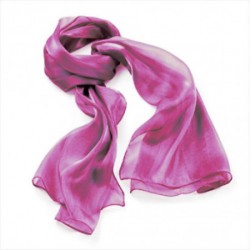 Evening Scarf & Hair Flower Clip - Blush Pink colour...