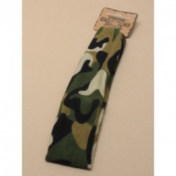 Stretch Headband - Camouflage print fabric soft stretch...