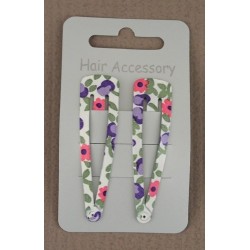 Click Clack Sleepies Hair Clips - card of 2 coloured...