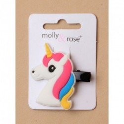 Unicorn Beack Clips - Unicorn motif beak clip in choice...