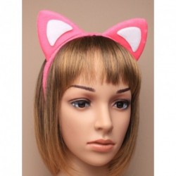 Cat Headband - Pink and white Cat ears alice band head band