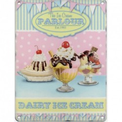 Metal Sign - The Ice Cream Parlour - Retro metal sign /...