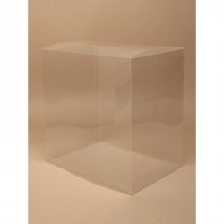 Fascinator Box - Size 20x19x14cm. Clear Plastic Flat...