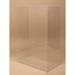 Fascinator Box - Clear Plastic Fascinator flat packed box...