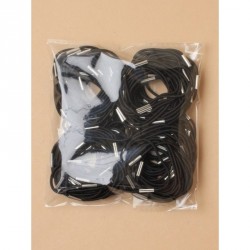 Big Bag of Elastics - 144 piece bag of Black thin 2mm...