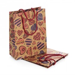 Large size heart design paper gift bag. - (ST31842)