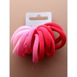 card of 12 tonal fabric endless elastics