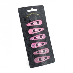 Hair clip set - Six piece owl design glitter effect hair...