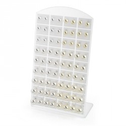 Earring set - Thirty six pairs white and cream colour...
