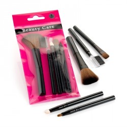 Makeup brushes - Five piece beauty care brush and...